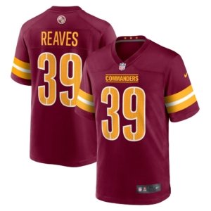Commanders Jeremy Reaves Jersey Burgundy