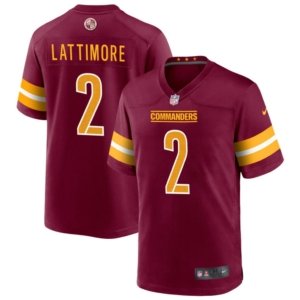 Commanders Marshon Lattimore Jersey Burgundy