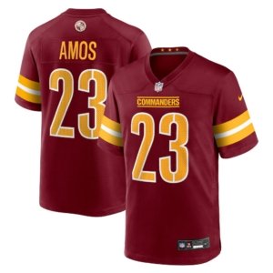 Commanders Trey Amos Jersey Burgundy