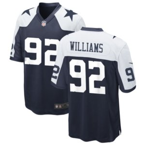 Cowboys Quinnen Williams Jersey Alternate Navy