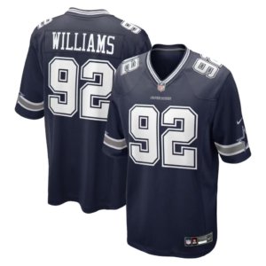 Cowboys Quinnen Williams Jersey Navy