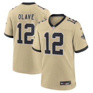 Saints Chris Olave Jersey Gold
