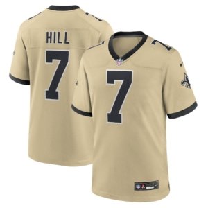 Saints Taysom Hill Jersey Gold
