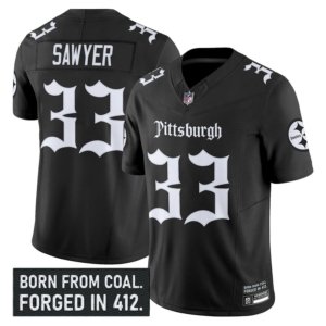 Steelers Jack Sawyer Gothic Jersey