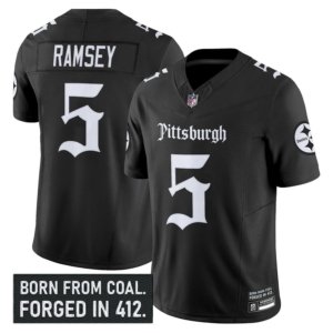 Steelers Jalen Ramsey Gothic Jersey