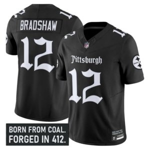 Steelers Terry Bradshaw Gothic Jersey