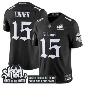 Vikings Dallas Turner Gothic Jersey