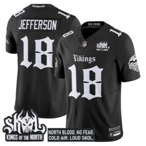 Vikings Justin Jefferson Gothic Jersey