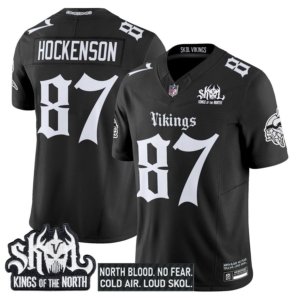 Vikings TJ Hockenson Gothic Jersey