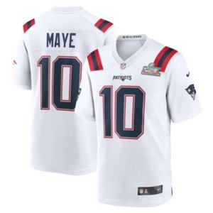 Patriots Drake Maye Super Bowl LX Jersey
