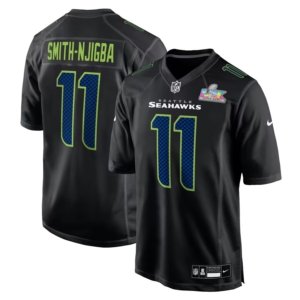 Seahawks Jaxon Smith-Njigba Super Bowl LX Jersey Carbon Fashion