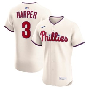 Phillies Bryce Harper Cream Jersey