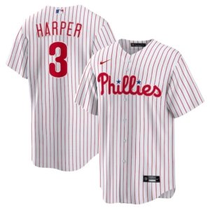 Phillies Bryce Harper White Home Jersey