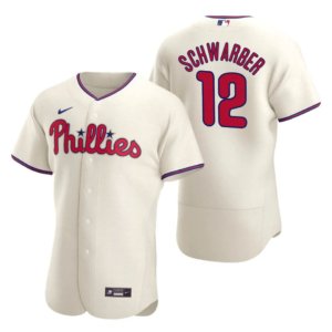 Phillies Kyle Schwarber Cream Jersey
