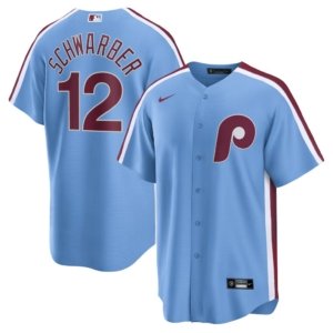 Phillies Kyle Schwarber Light Blue Jersey