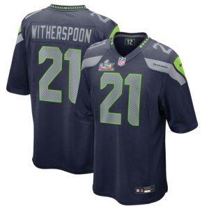 Seahawks Devon Witherspoon Super Bowl LX Jersey Navy