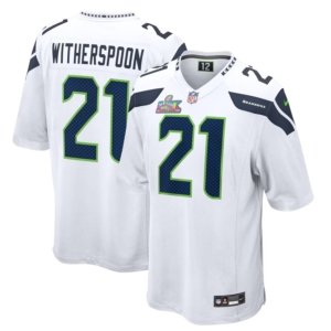Seahawks Devon Witherspoon Super Bowl LX Jersey White