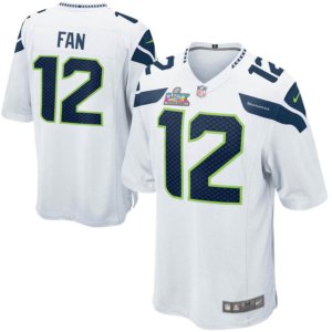 Seahawks Fan 12 Super Bowl LX Jersey White