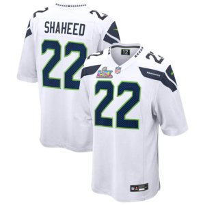 Seahawks Rashid Shaheed Super Bowl LX Jersey White
