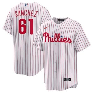 Phillies Cristopher Sanchez White Home Jersey