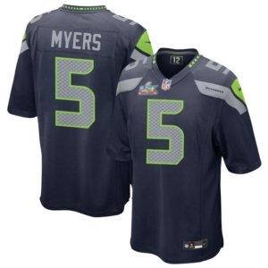 Seahawks Jason Myers Super Bowl LX Jersey Navy