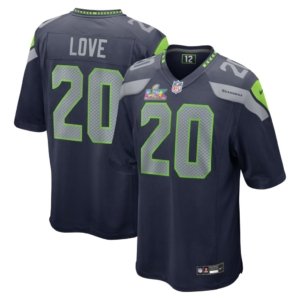 Seahawks Julian Love Super Bowl LX Jersey Navy
