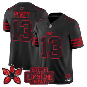 49ers Brock Purdy Stranger Things Edition Jersey