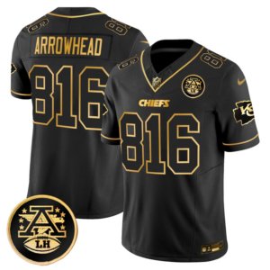 Chiefs Arrowhead Black Gold Jersey