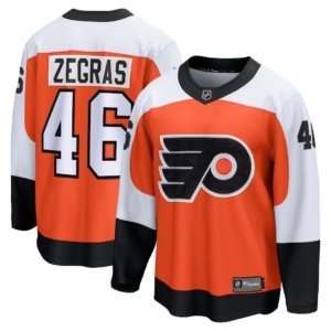 Flyers Trevor Zegras Jersey Orange