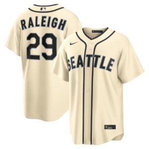 Mariners Cal Raleigh Jersey Cream