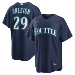 Mariners Cal Raleigh Jersey Navy
