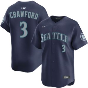 Mariners JP Crawford Jersey Navy