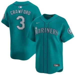 Mariners JP Crawford Jersey Teal