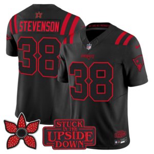 Patriots Rhamondre Stevenson Stranger Things Edition Jersey