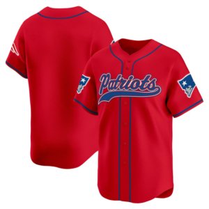 Patriots Team Baseball Style Jersey Red