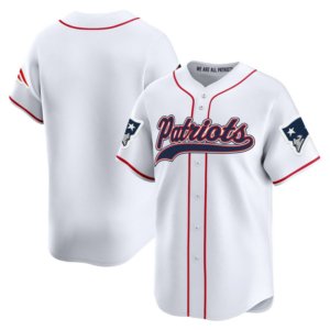 Patriots Team Baseball Style Jersey White