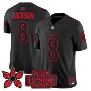 Ravens Lamar Jackson Stranger Things Edition Jersey