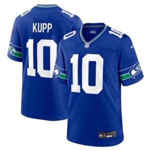 Seahawks Cooper Kupp Jersey Royal Throwback