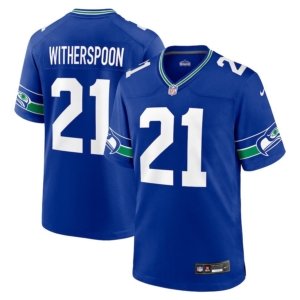 Seahawks Devon Witherspoon Jersey Royal Throwback