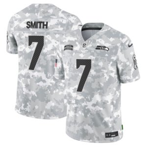 Seahawks Geno Smith Salute to Service Arctic Camo Jersey