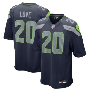 Seahawks Julian Love Jersey Navy