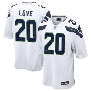 Seahawks Julian Love Jersey White