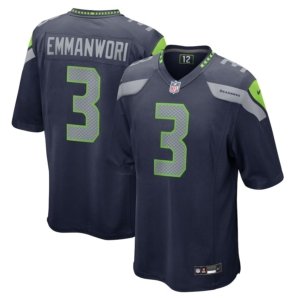 Seahawks Nick Emmanwori Jersey Navy