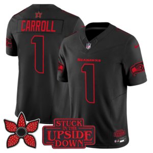Seahawks Pete Carroll Stranger Things Edition Jersey