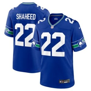 Seahawks Rashid Shaheed Jersey Royal Throwback