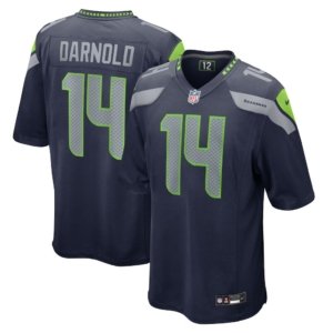 Seahawks Sam Darnold Jersey Navy