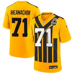 Steelers Max Iheanachor Jersey Gold Throwback