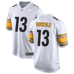 Steelers Rico Dowdle Jersey White
