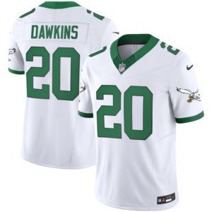 Eagles Brian Dawkins Kelly White Vapor Jersey