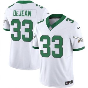 Eagles Cooper DeJean Kelly White Vapor Jersey